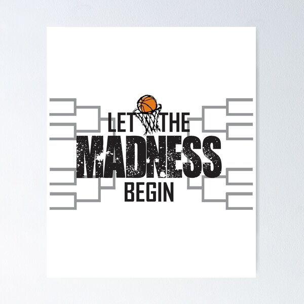 Item preview, Let the madness begin College March brackets Tournament designed and sold by hadleydesigns.