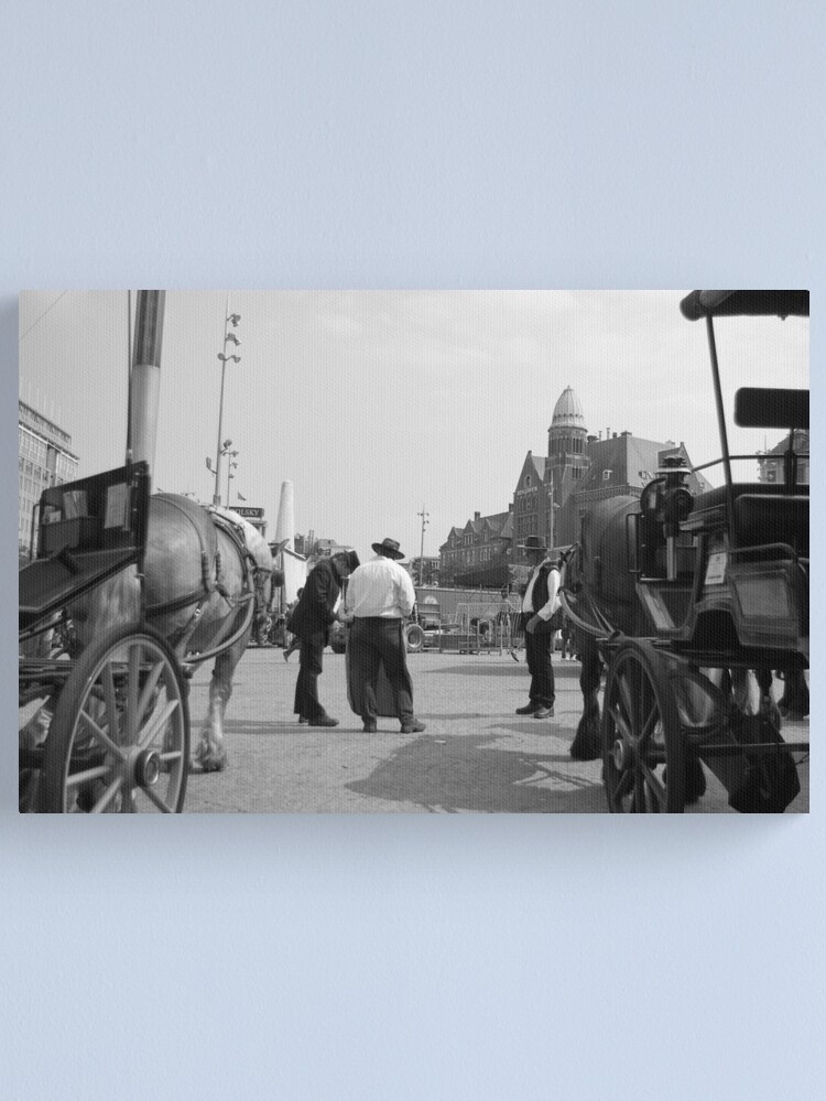 Thumbnail 1 of 3, Canvas Print, Between rides designed and sold by steppeland.
