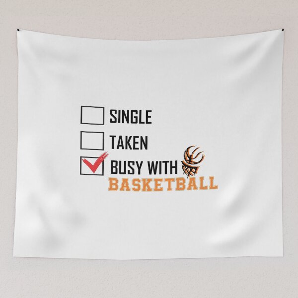 Item preview, Single Taken Busy With Basketball College March Brackets designed and sold by hadleydesigns.