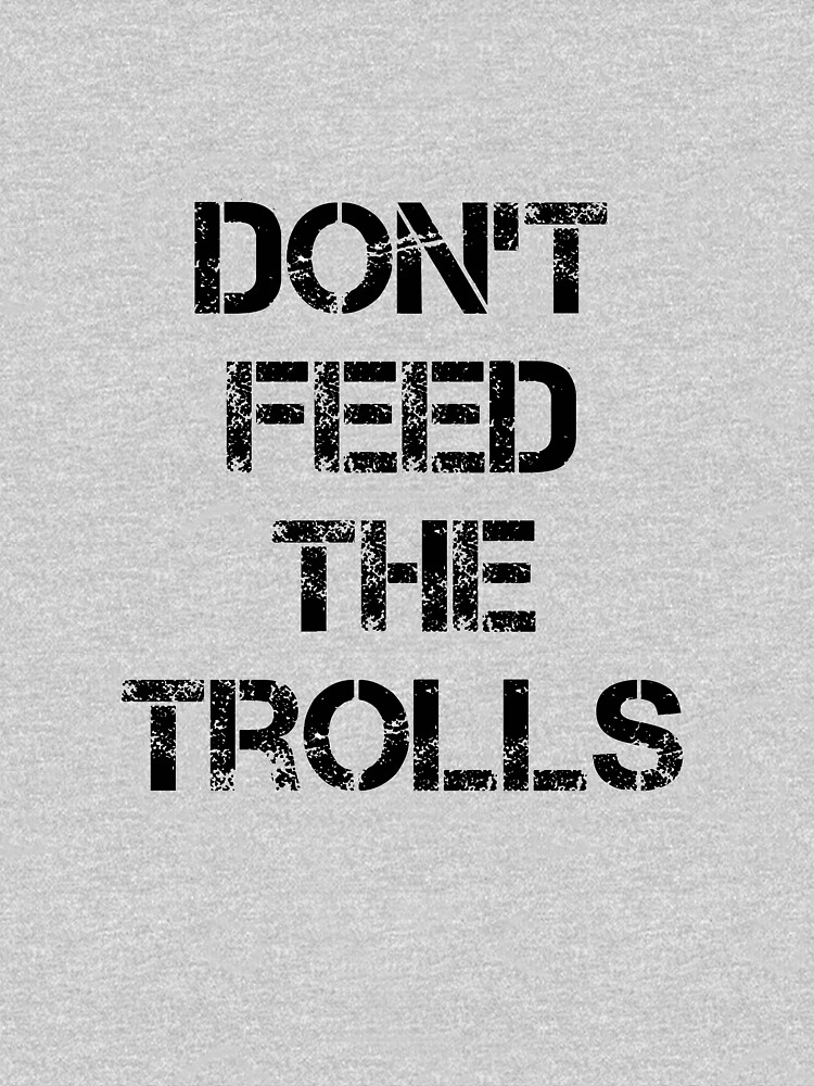 Don't Feed the Trolls Computer Fan Design by Rightbrainwoman