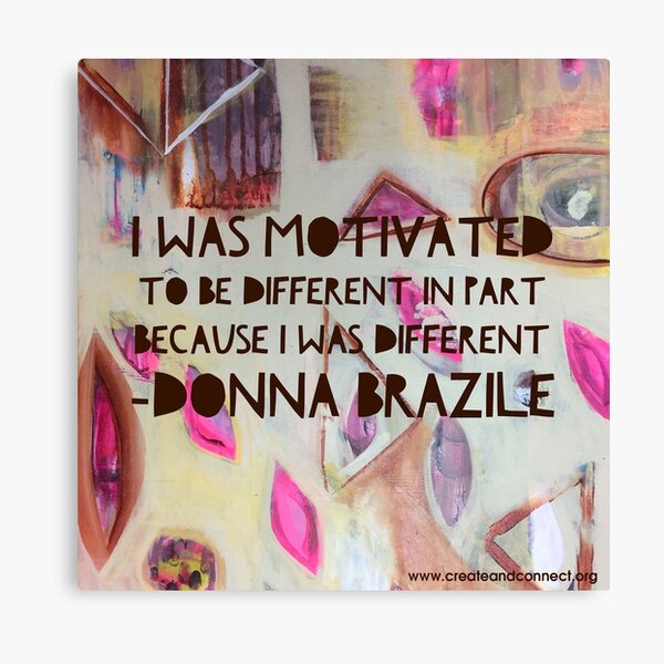 I was motivated to be different Canvas Print