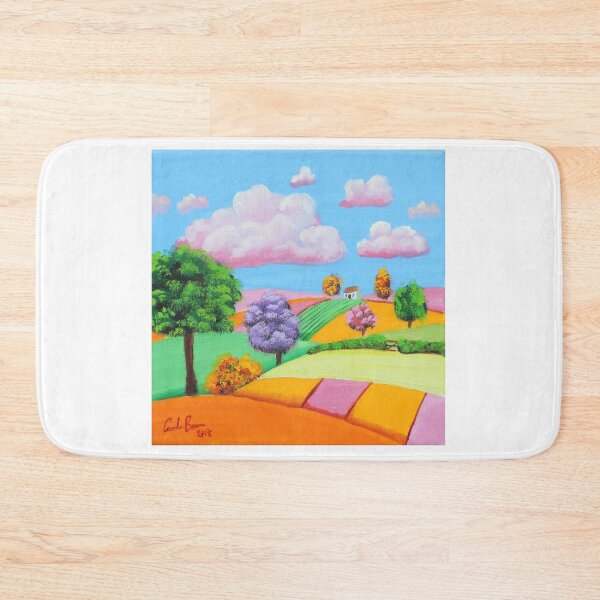Item preview, Folk art patchwork fields designed and sold by GORDON BRUCE ART.