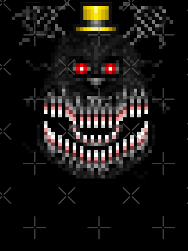 Five Nights at Freddys 4 - Nightmare Freddy - Pixel art Poster