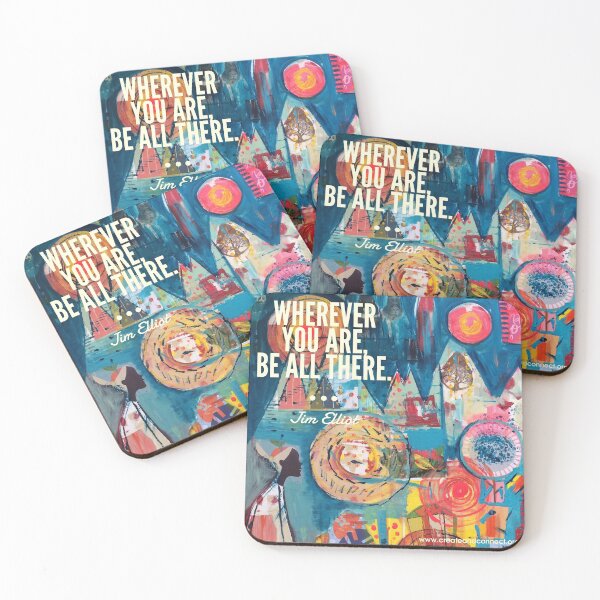 Item preview, Wherever you are be all there designed and sold by mindfulmimi.