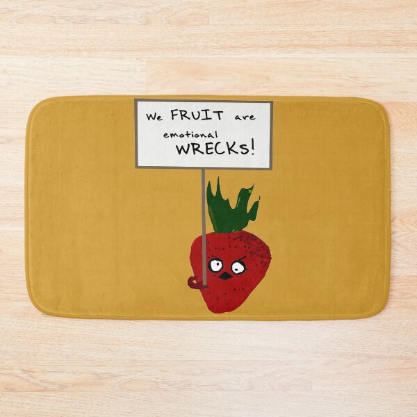 Item preview, Strawberry Protesting Vegans designed and sold by Thispoeticlife.