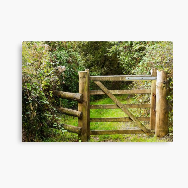Wooden Gate Canvas Print