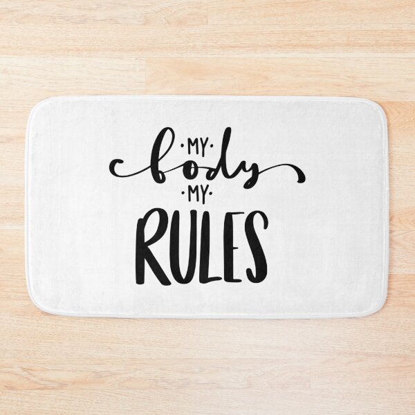 Item preview, My Body My Rules - For Pretty Curvy Girls designed and sold by shop4fun.