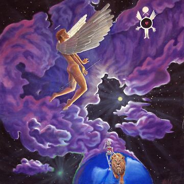Artwork thumbnail, Angel heart space lion robot by RetinalKandy