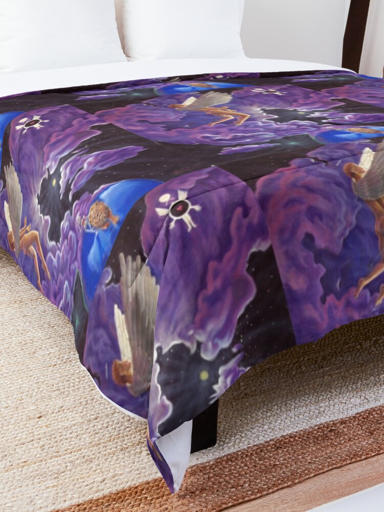 Alternate view of Angel heart space lion robot Comforter