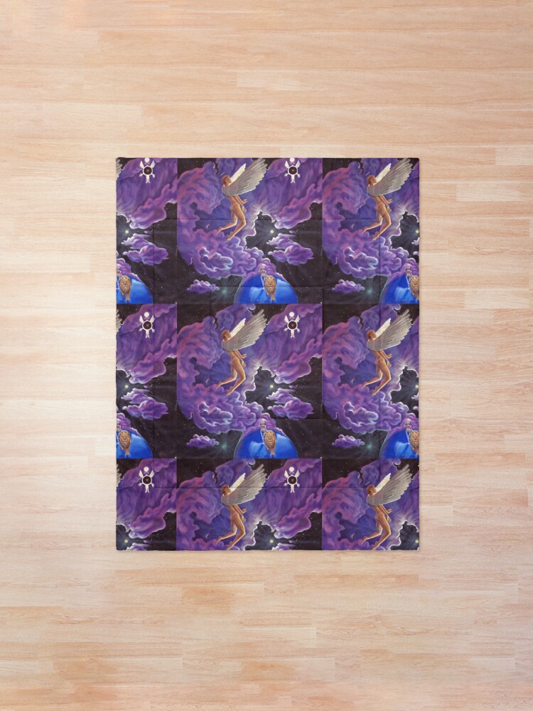 Alternate view of Angel heart space lion robot Comforter