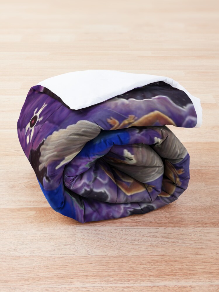 Alternate view of Angel heart space lion robot Comforter