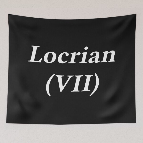 Item preview, Locrian of Greek Modes . designed and sold by shawaky.