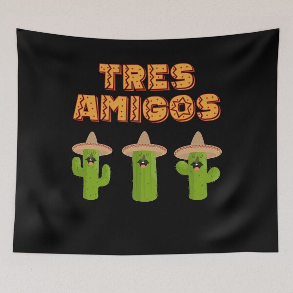 Item preview, Tres Amigos Funny Cactus Mexican Sombrero Gift designed and sold by simplytldr.