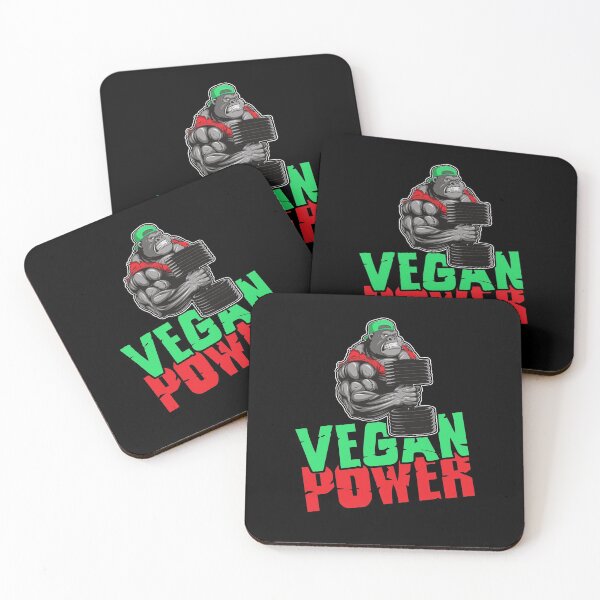 Item preview, Vegan Power - Gorilla Beast Workout Fitness Bodybuilder Gift designed and sold by Dressed For  Duty.