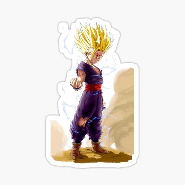 Goku SSJ2 Sticker - Crazymonk