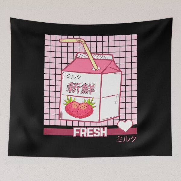 Item preview, 90s Japanese Otaku Stylish Aesthetic Milk Cute Gift designed and sold by simplytldr.
