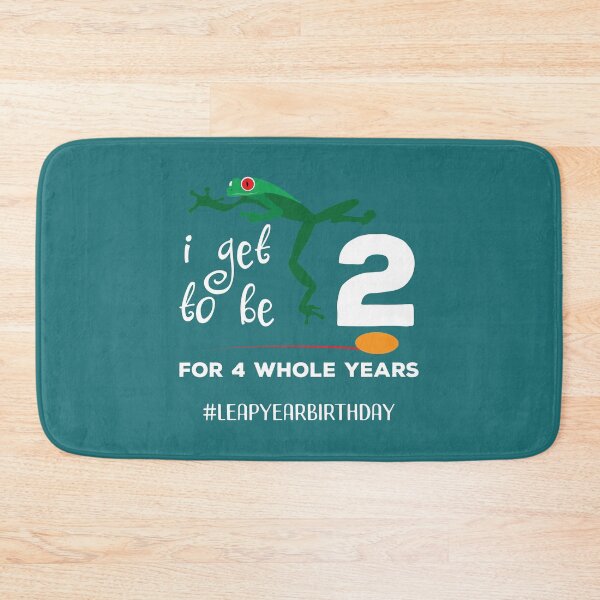 Item preview, Kids Kids Funny Leap Year 8th Birthday I Get to Be 2 For 4 Years graphic designed and sold by doodabobs.