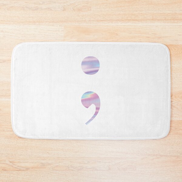 Item preview, Holographic Semi-colon Symbol designed and sold by Brighterbykate.