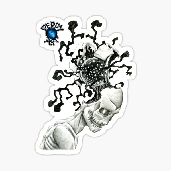 Unendliches Potential des Geistes - Spirituelle Kunst Sticker
