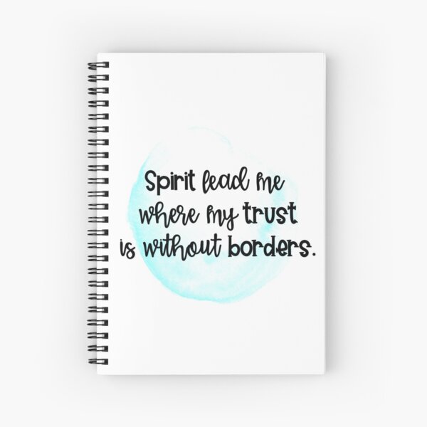 Spirit Lead Me Spiral Notebook
