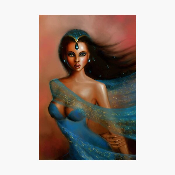 Sapphire Genie Photographic Print