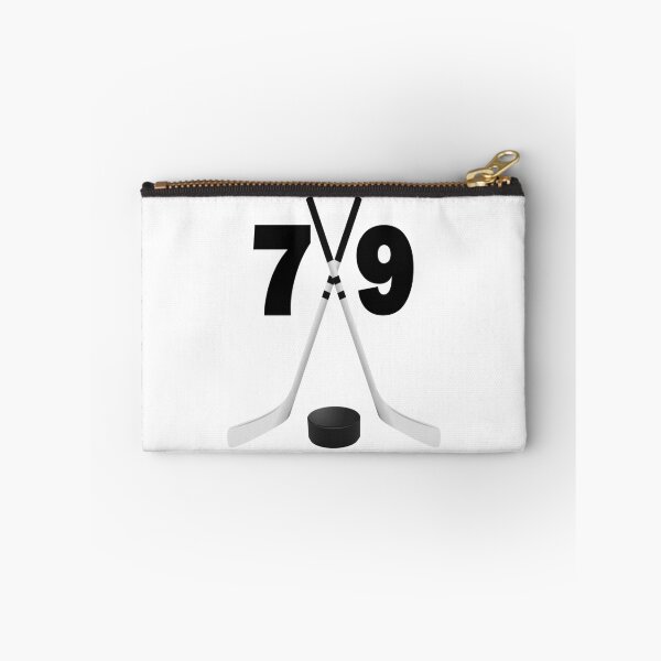 Item preview, Hockey number 79 - seventy nine with sticks and disc designed and sold by AllShirts21.
