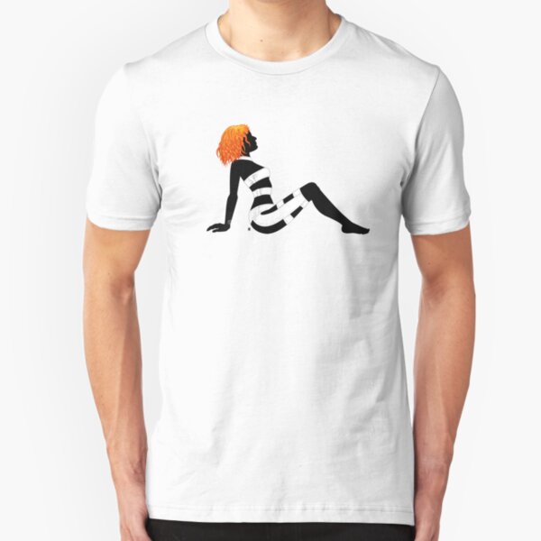 Leeloo Dallas Mudflap Slim Fit T-Shirt
