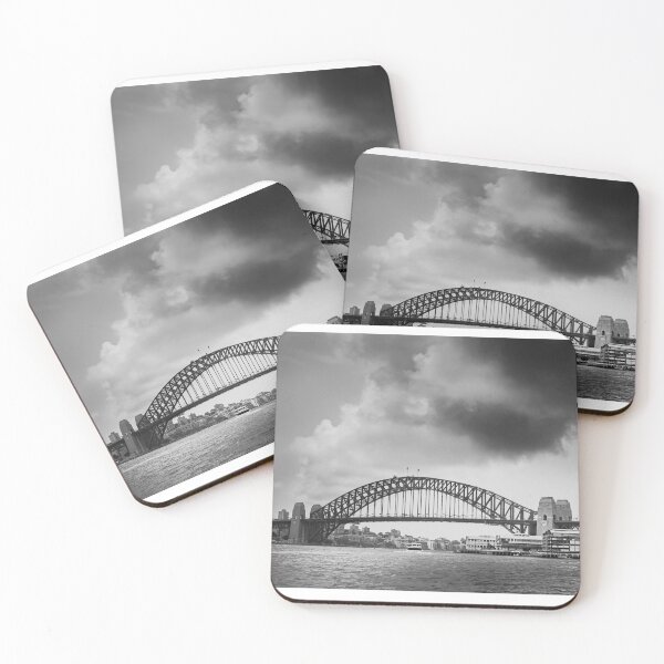 Item preview, Storm brewing over the Sydney Harbour bridge designed and sold by Geoffrey O'Hearn.