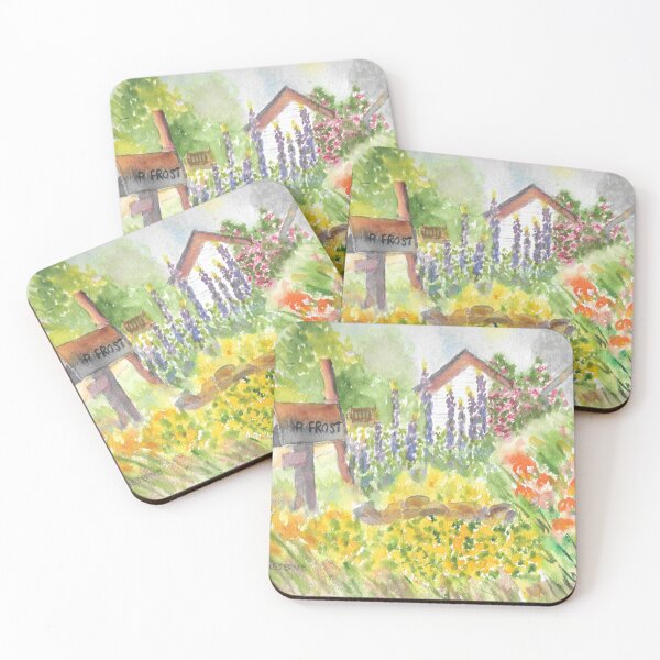 Item preview, Robert Frost Homestead with June Lupins  designed and sold by Roseann Meserve.