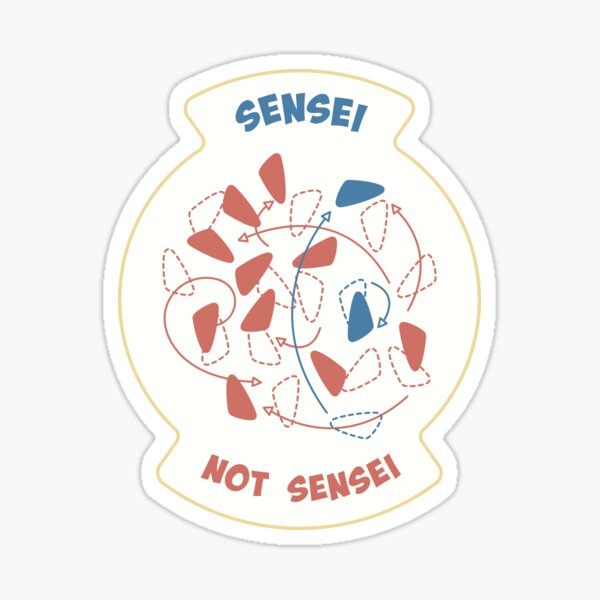 Aikido Footwork Sticker