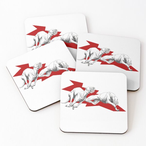 Item preview, Hand drawn running greyhounds  designed and sold by SleepyMarten.
