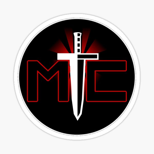 Red MC logo Sticker