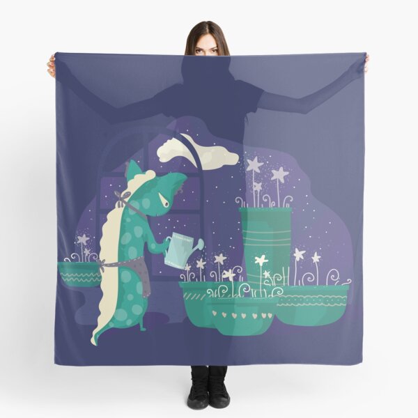 Stars garden. Scarf
