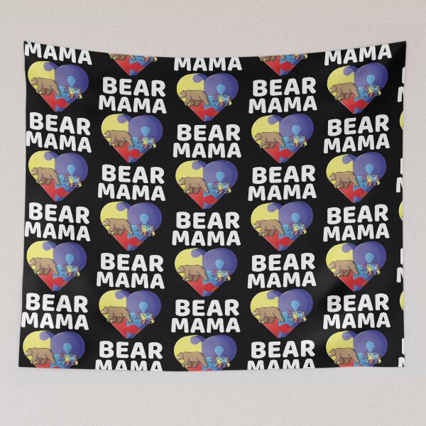 Item preview, Mama Bear, Autism Awareness, World Autism Day, Autism Walk, Puzzle Piece Shirt designed and sold by fatamyfan1.