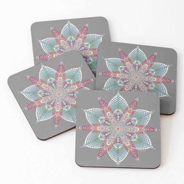 Item preview, Dots Flower Mandala Art Design designed and sold by mandalaspot.