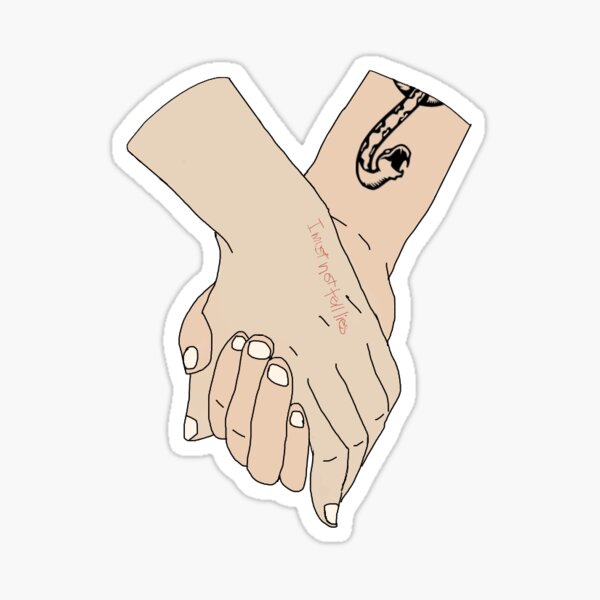 Drarry Holding Hands- DIE CUT Sticker