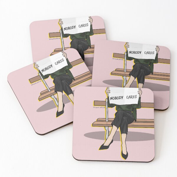 Item preview, Nobody Cares Selfcare Print for women by Kay Ali  designed and sold by Kay  Ali.