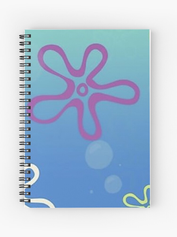 Bikini Bottom Sky Spiral Notebook By Irlfork Redbubble