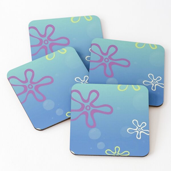 bikini bottom sky Coasters (Set of 4)
