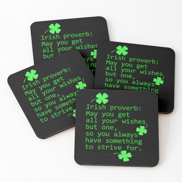 Item preview, Irish Proverb: May You Get All Your Wishes designed and sold by LaRoach Digital Arts.