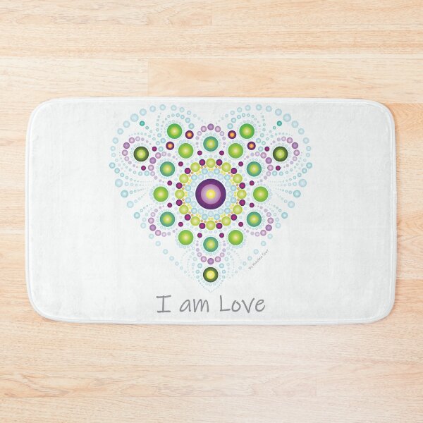 Item preview, I am love heart mandala designed and sold by mandalaspot.