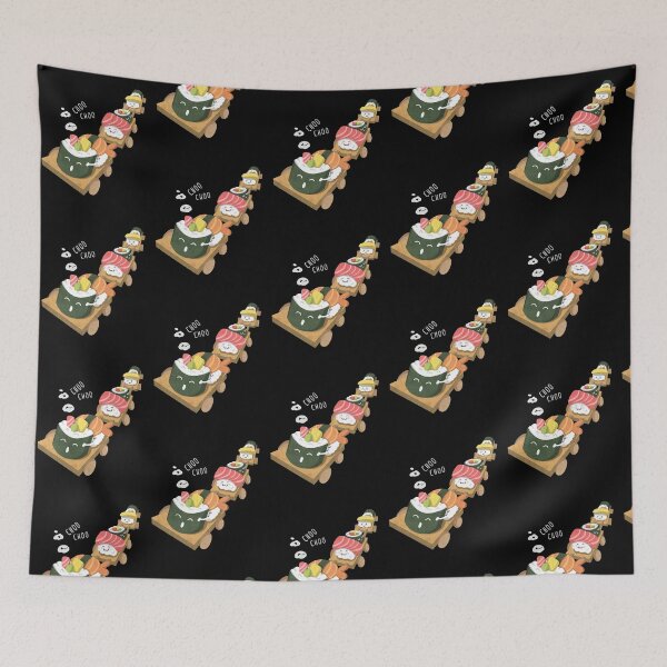 Item preview,   Sushi Train Lover Gift, Sushi Illustration Design for Sushi Lovers, Great for Sushi Parties designed and sold by fatamyfan1.