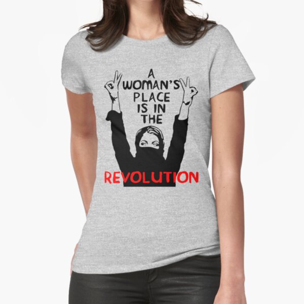 Item preview, A Woman's Place Is In The Revolution - Feminist, Resistance, Protest, Socialist designed and sold by SpaceDogLaika.