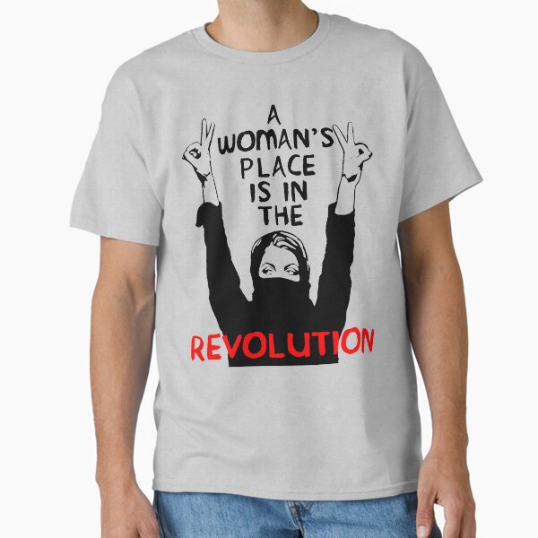 Item preview, A Woman's Place Is In The Revolution - Feminist, Resistance, Protest, Socialist designed and sold by SpaceDogLaika.