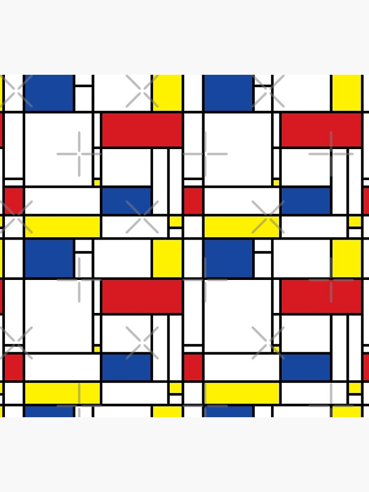 Mondrian Minimalist De Stijl Modern Art © fatfatin by fatfatin