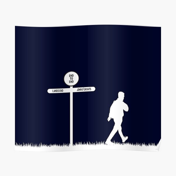 Lands end to John O'Groats walking challenge Poster
