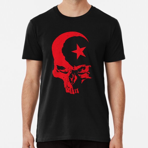 Skull flag of Turkey Premium T-Shirt