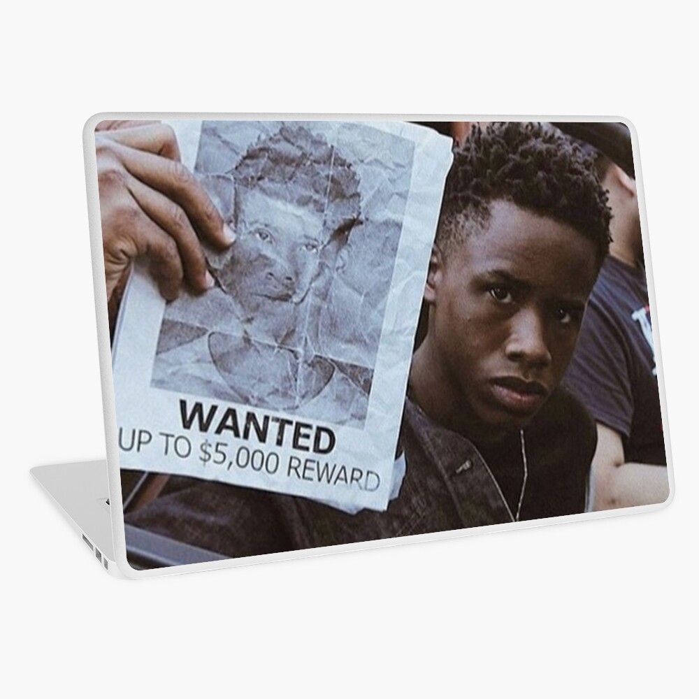 "Tay K Wanted" Laptop Skin by Bluey0120 | Redbubble