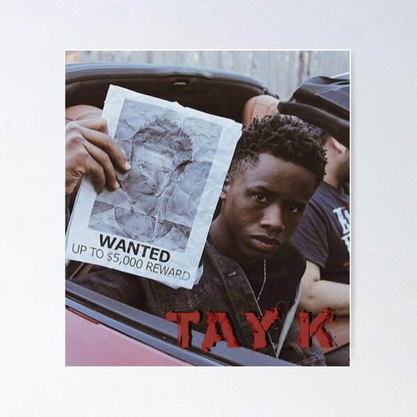 Item preview, Tay K Wanted designed and sold by Nolan Bieber.