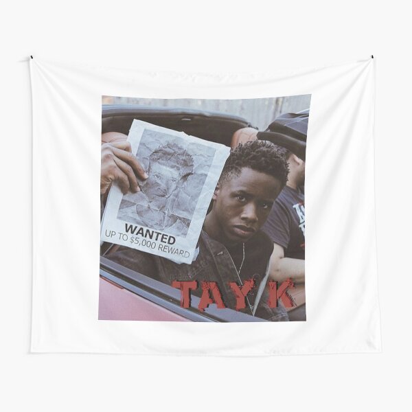 Tay K Wanted Tapestry